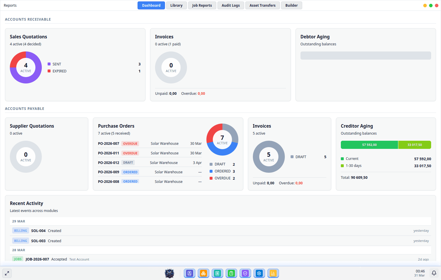 Reporting Interface